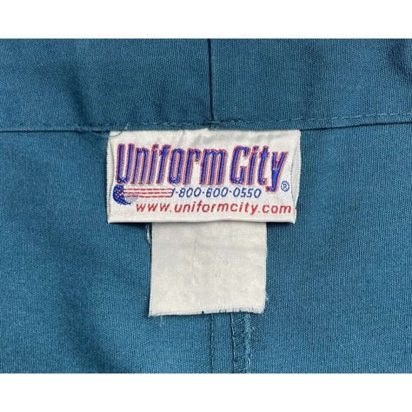 Uniform City Scrub Pants  Medical Uniform Teal Unisex Drawstrings 2 Pockets - Picture 4 of 4